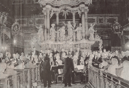 Union mit gastgebenden Chor in der Friedenskirche Union mit gastgebenden Chor in der Friedenskirche